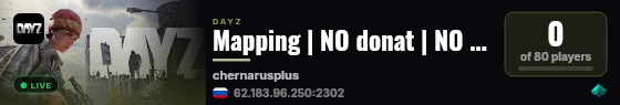Mapping | NO donat | NO car damage | NO vipe | Start loot | live status badge