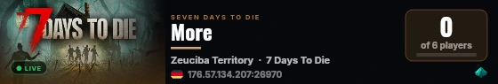 More live status badge