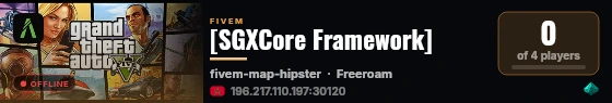 [SGXCore Framework] live status badge