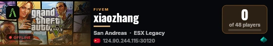 xiaozhang live status badge