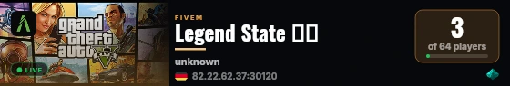 Legend State ᴿᴾ live status badge