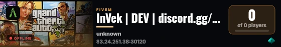 InVek | DEV | discord.gg/InVek live status badge