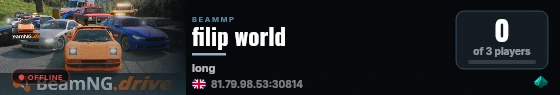 filip world live status badge