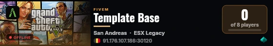 Template Base live status badge