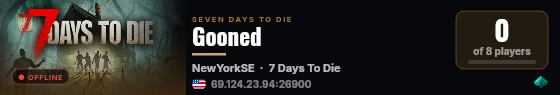 Gooned live status badge