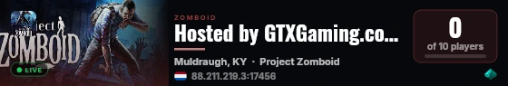 Hosted by GTXGaming.co.uk live status badge