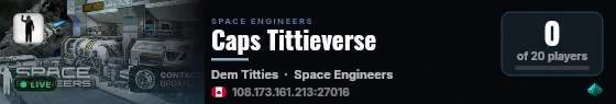 Caps Tittieverse live status badge