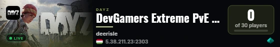 DevGamers Extreme PvE DeerIsle |EXTREME|MORE STUFF|LOOT+| live status badge