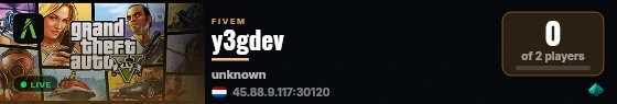 y3gdev live status badge
