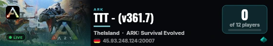TTT - (v361.7) live status badge
