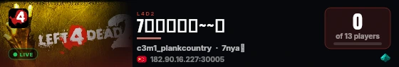 7喵纯净服服~~⑥ live status badge