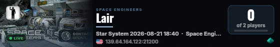 Lair live status badge