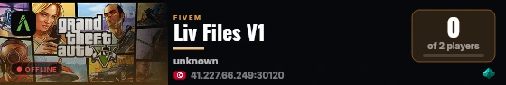 Liv Files V1 live status badge