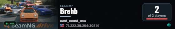 Brehb live status badge