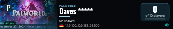 Daves ***** live status badge