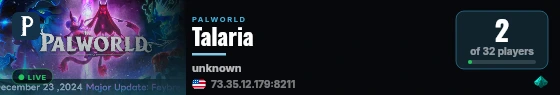 Talaria live status badge