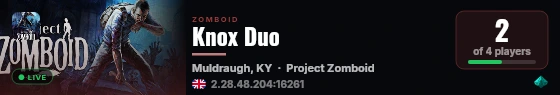 Knox Duo live status badge