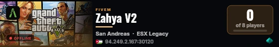 Zahya V2 live status badge
