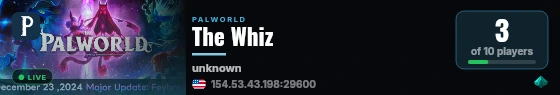 The Whiz live status badge