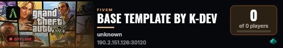 BASE TEMPLATE BY K-DEV live status badge