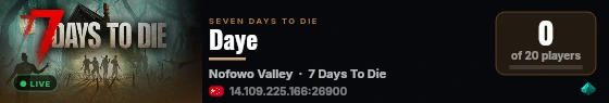Daye live status badge