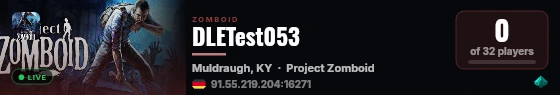 DLETest053 live status badge