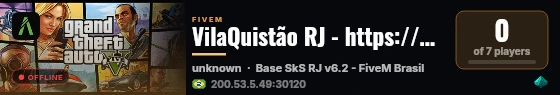 VilaQuistão RJ - https://discord.gg/Nr57Svzty8 live status badge