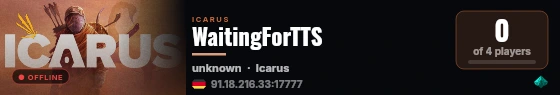 WaitingForTTS live status badge