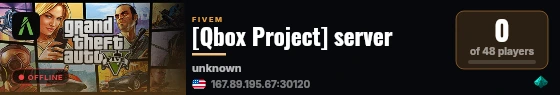 [Qbox Project] server live status badge
