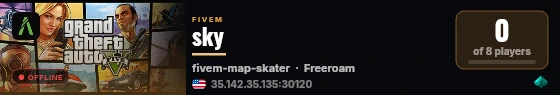 sky live status badge