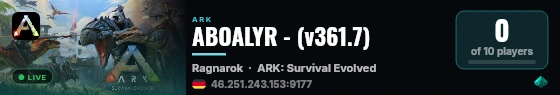 ABOALYR - (v361.7) live status badge