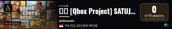 🇮🇩 [Qbox Project] SATUJIWA INDO 🇮🇩 live status badge