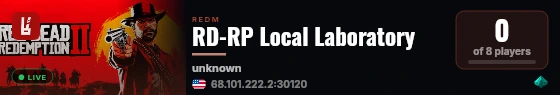 RD-RP Local Laboratory live status badge