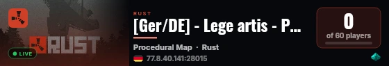 [Ger/DE] - Lege artis - PVE/PVP Zones und Raid Zeiten live status badge