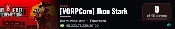 [VORPCore] Jhon Stark live status badge