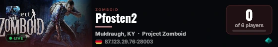 Pfosten2 live status badge