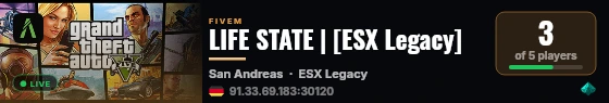 LIFE STATE | [ESX Legacy] live status badge