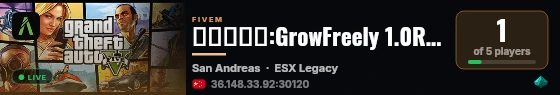 【自由生长:GrowFreely 1.0RP】 live status badge