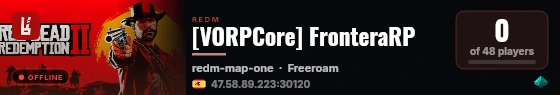 [VORPCore] FronteraRP live status badge