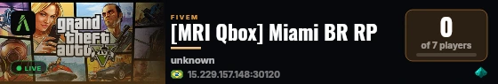 [MRI Qbox] Miami BR RP live status badge