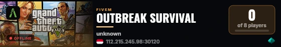 OUTBREAK SURVIVAL live status badge