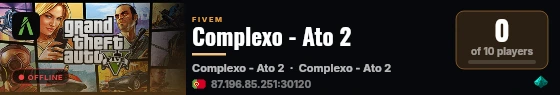 Complexo - Ato 2 live status badge