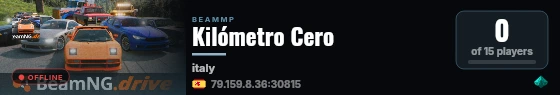 Kilómetro Cero live status badge