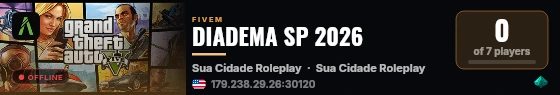 DIADEMA SP 2026 live status badge