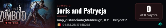 Joris and Patrycja live status badge