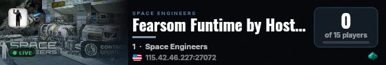 Fearsom Funtime by HostHavoc.com live status badge