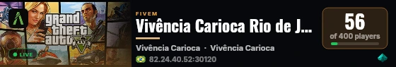 Vivência Carioca Rio de Janeiro live status badge