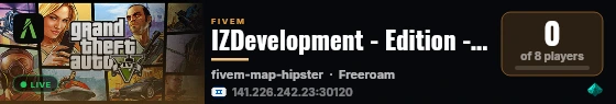 IZDevelopment - Edition - #1.0 live status badge