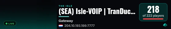 (SEA) Isle-VOIP | TranDucAnh.COM | KhungLong.DDNS.VN live status badge