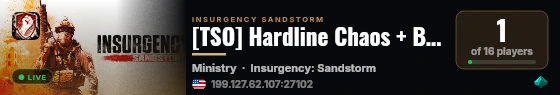 [TSO] Hardline Chaos + Bots + XP live status badge